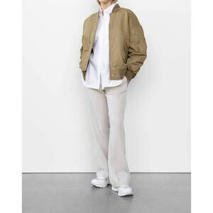 NEW WITHBLACK kally bomber jacket in lead gray